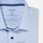 Giyim OLYMP luxor 24/seven modern kesim, iş gömleği, new kent, bleu PL4DLH1091 - Görsel 2