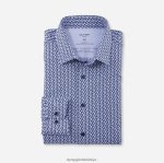 Giyim OLYMP luxor 24/seven modern kesim, iş gömleği, new kent, bleu PL4DLH1101