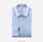 Giyim OLYMP luxor 24/seven modern kesim, iş gömleği, new kent, bleu PL4DLH1311