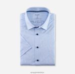 Giyim OLYMP luxor 24/seven modern kesim, iş gömleği, new kent, bleu PL4DLH915