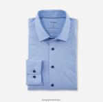 Giyim OLYMP luxor 24/seven modern kesim, iş gömleği, yeni kent, açık mavi PL4DLH967