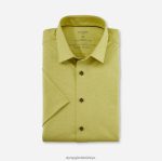 Giyim OLYMP luxor 24/seven modern kesim, iş gömleği, yeni kent, açık yeşil PL4DLH932
