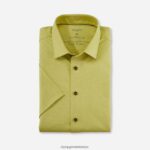 Giyim OLYMP luxor 24/seven modern kesim, iş gömleği, yeni kent, açık yeşil PL4DLH932