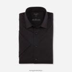 Giyim OLYMP luxor 24/seven modern kesim, iş gömleği, yeni kent, siyah PL4DLH976