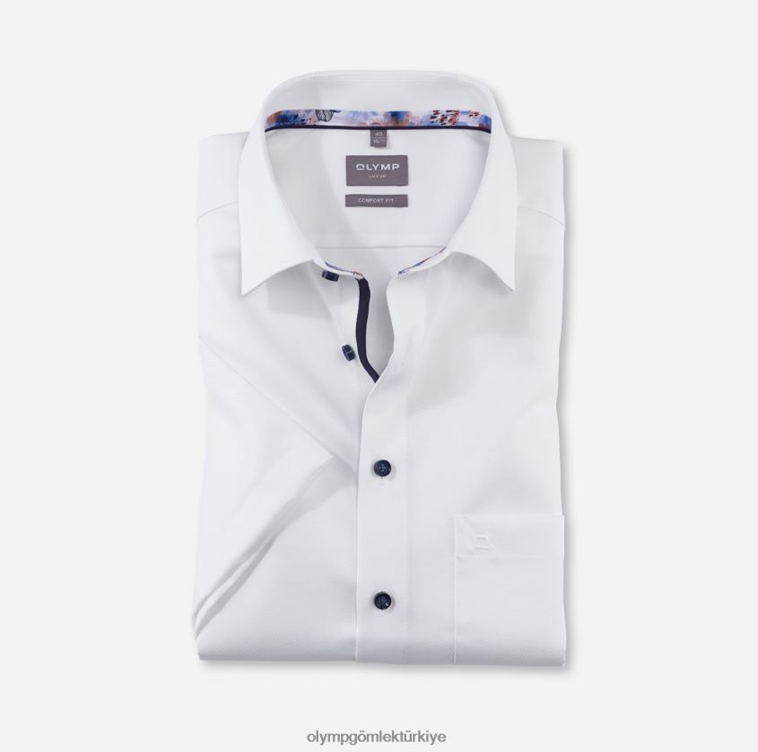 Giyim OLYMP Luxor Comfort Fit, İş Gömleği, New Kent, Beyaz PL4DLH1621 - Görsel 1