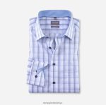 Giyim OLYMP Luxor Comfort Fit, İş Gömleği, New Kent, Bleu PL4DLH1475