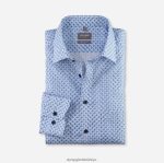 Giyim OLYMP Luxor Comfort Fit, İş Gömleği, New Kent, Bleu PL4DLH1490