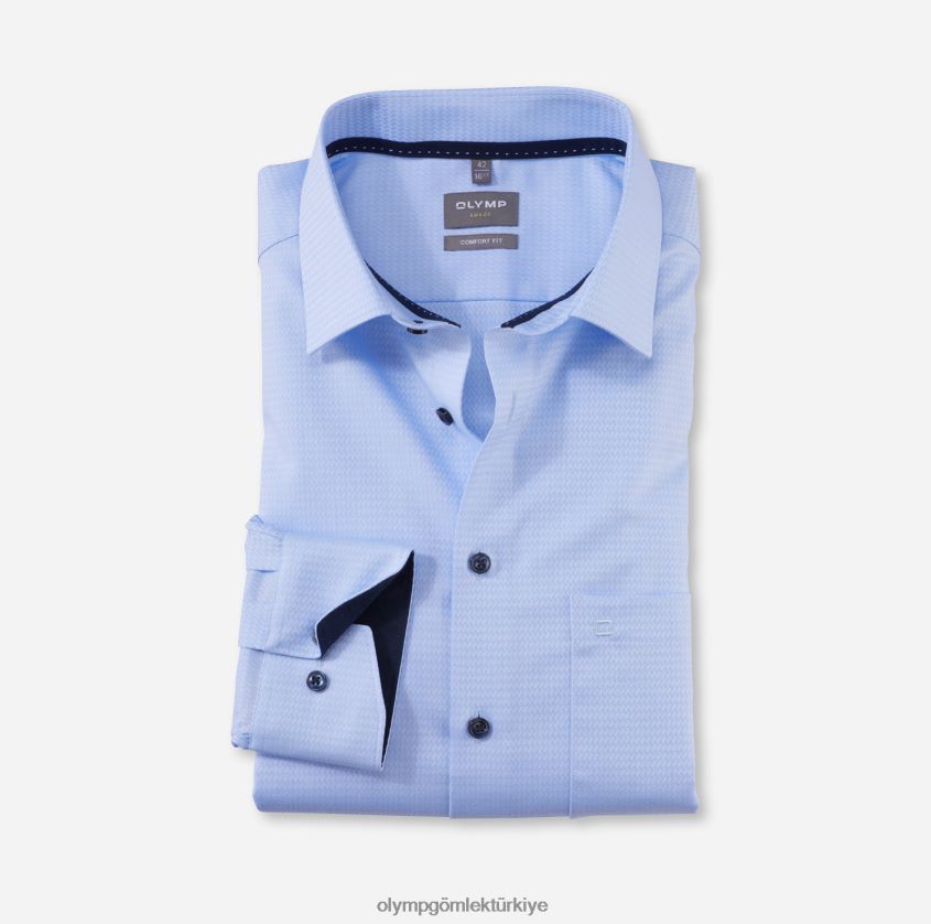 Giyim OLYMP Luxor Comfort Fit, İş Gömleği, New Kent, Bleu PL4DLH1502 - Görsel 1