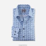 Giyim OLYMP Luxor Comfort Fit, İş Gömleği, New Kent, Bleu PL4DLH1519