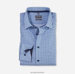 Giyim OLYMP Luxor Comfort Fit, İş Gömleği, New Kent, Bleu PL4DLH1571