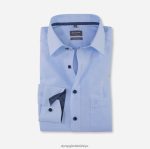 Giyim OLYMP Luxor Comfort Fit, İş Gömleği, New Kent, Bleu PL4DLH1623