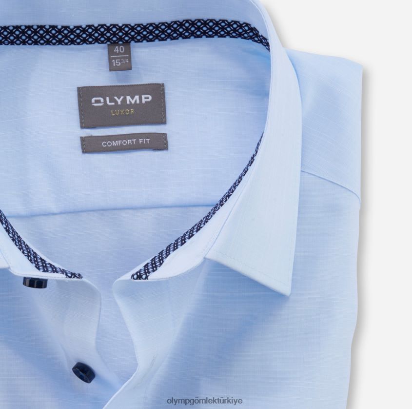 Giyim OLYMP Luxor Comfort Fit, İş Gömleği, New Kent, Bleu PL4DLH1626 - Görsel 2