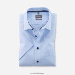 Giyim OLYMP Luxor Comfort Fit, İş Gömleği, New Kent, Bleu PL4DLH1626