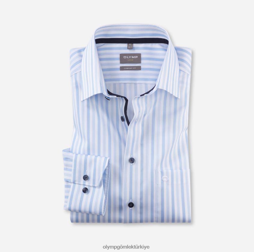Giyim OLYMP Luxor Comfort Fit, İş Gömleği, New Kent, Bleu PL4DLH1652 - Görsel 1