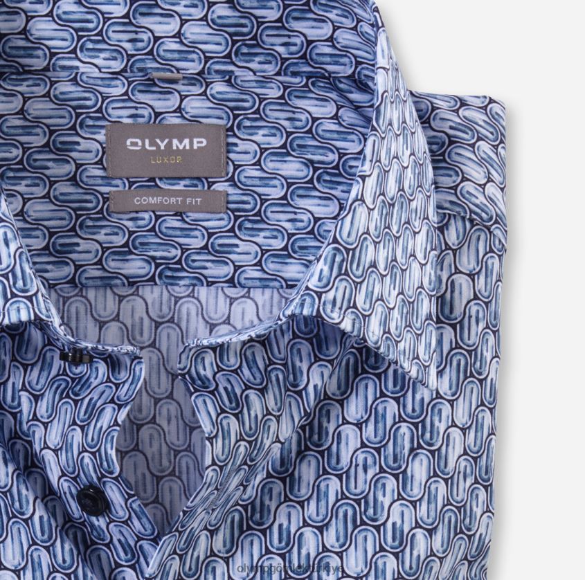 Giyim OLYMP Luxor Comfort Fit, İş Gömleği, New Kent, Bleu PL4DLH1656 - Görsel 2
