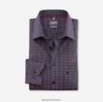 Giyim OLYMP Luxor Comfort Fit, İş Gömleği, New Kent, Kırmızı Turuncu PL4DLH1672