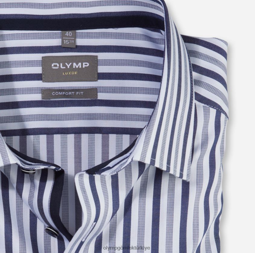 Giyim OLYMP Luxor Comfort Fit, İş Gömleği, New Kent, Marine PL4DLH1653 - Görsel 2