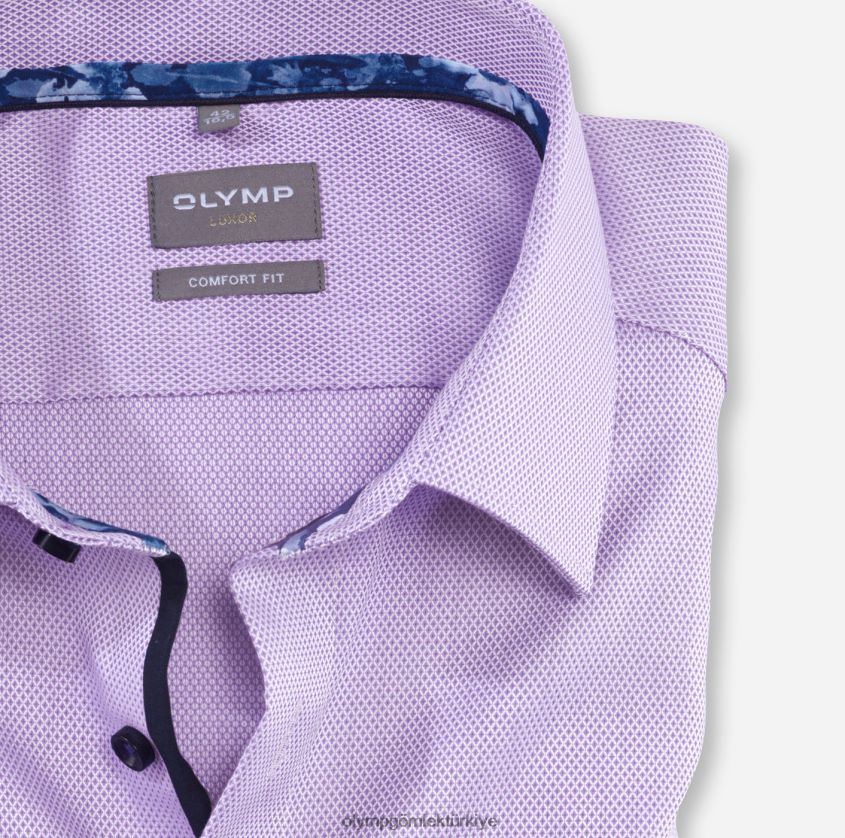 Giyim OLYMP Luxor Comfort Fit, İş Gömleği, New Kent, Menekşe PL4DLH1654 - Görsel 2