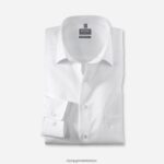 Giyim OLYMP Luxor Comfort Fit, İş Gömleği, Uzun Kollu Ekstra Uzun, Yeni Kent, Beyaz PL4DLH1704