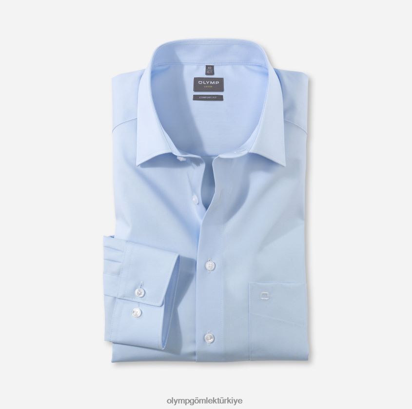 Giyim OLYMP Luxor Comfort Fit, İş Gömleği, Uzun Kollu Ekstra Uzun, Yeni Kent, Mavi PL4DLH1705 - Görsel 1