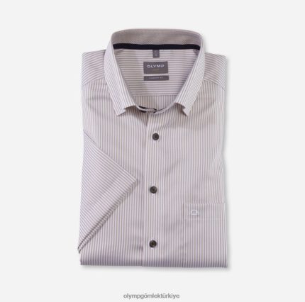 Giyim OLYMP Luxor Comfort kesim, iş gömleği, düğme altı, doğal PL4DLH1546