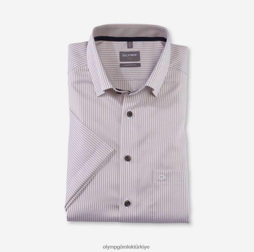 Giyim OLYMP Luxor Comfort kesim, iş gömleği, düğme altı, doğal PL4DLH1546 - Görsel 1