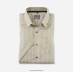 Giyim OLYMP Luxor Comfort kesim, iş gömleği, düğme altı, limon rengi PL4DLH1599