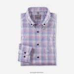Giyim OLYMP Luxor Comfort kesim, iş gömleği, düğmeli, turuncu PL4DLH1498