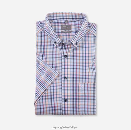 Giyim OLYMP Luxor Comfort kesim, iş gömleği, düğmeli, turuncu PL4DLH1544