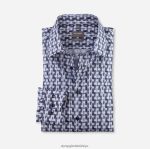 Giyim OLYMP luxor konfor kesim, iş gömleği, yeni kent, doğal PL4DLH1507