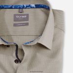 Giyim OLYMP luxor konfor kesim, iş gömleği, yeni kent, doğal PL4DLH1588 - Görsel 2