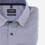 Giyim OLYMP luxor modern kesim, iş gömleği, düğmeli, deniz mavisi PL4DLH1237 - Görsel 2
