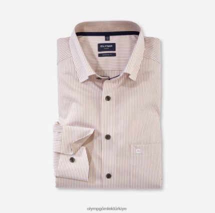 Giyim OLYMP luxor modern kesim, iş gömleği, düğmeli, doğal PL4DLH996