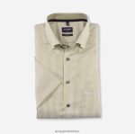 Giyim OLYMP Luxor modern kesim, iş gömleği, düğmeli, limon rengi PL4DLH1109