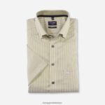 Giyim OLYMP Luxor modern kesim, iş gömleği, düğmeli, limon rengi PL4DLH1109