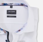 Giyim OLYMP Luxor modern kesim, iş gömleği, ekstra kısa kollu, global kent, beyaz PL4DLH1466 - Görsel 2