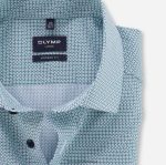Giyim OLYMP Luxor modern kesim, iş gömleği, global kent, açık yeşil PL4DLH1222 - Görsel 2