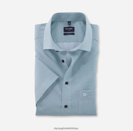 Giyim OLYMP Luxor modern kesim, iş gömleği, global kent, açık yeşil PL4DLH1222