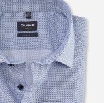 Giyim OLYMP Luxor modern kesim, iş gömleği, global kent, bleu PL4DLH1114 - Görsel 2