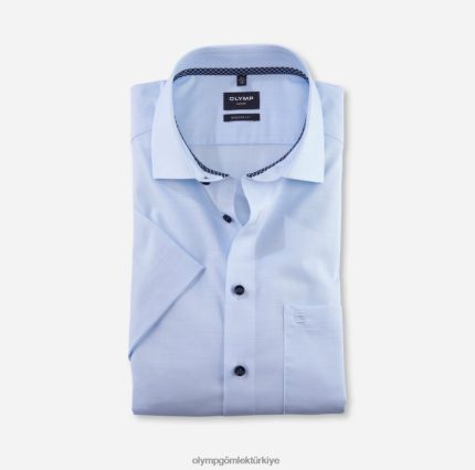 Giyim OLYMP Luxor modern kesim, iş gömleği, global kent, bleu PL4DLH1207
