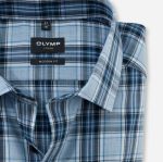 Giyim OLYMP Luxor modern kesim, iş gömleği, global kent, bleu PL4DLH939 - Görsel 2