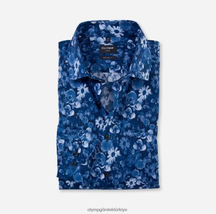 Giyim OLYMP Luxor modern kesim, iş gömleği, global kent, deniz PL4DLH1145