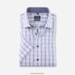 Giyim OLYMP luxor modern kesim, iş gömleği, global kent, doğal PL4DLH1128