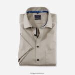 Giyim OLYMP luxor modern kesim, iş gömleği, global kent, doğal PL4DLH1146