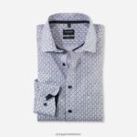Giyim OLYMP luxor modern kesim, iş gömleği, global kent, doğal PL4DLH1162