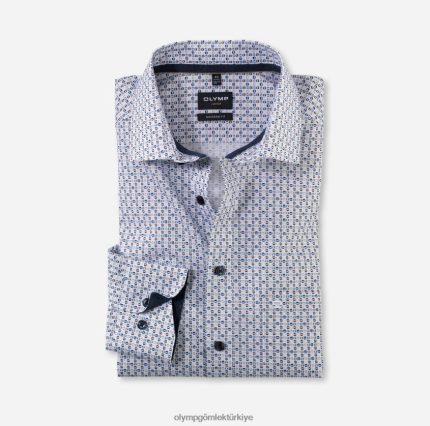 Giyim OLYMP luxor modern kesim, iş gömleği, global kent, doğal PL4DLH1162