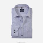 Giyim OLYMP luxor modern kesim, iş gömleği, global kent, doğal PL4DLH1212