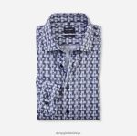 Giyim OLYMP luxor modern kesim, iş gömleği, global kent, doğal PL4DLH960