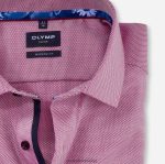 Giyim OLYMP Luxor modern kesim, iş gömleği, global kent, fuşya PL4DLH1255 - Görsel 2