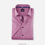 Giyim OLYMP Luxor modern kesim, iş gömleği, global kent, fuşya PL4DLH1323